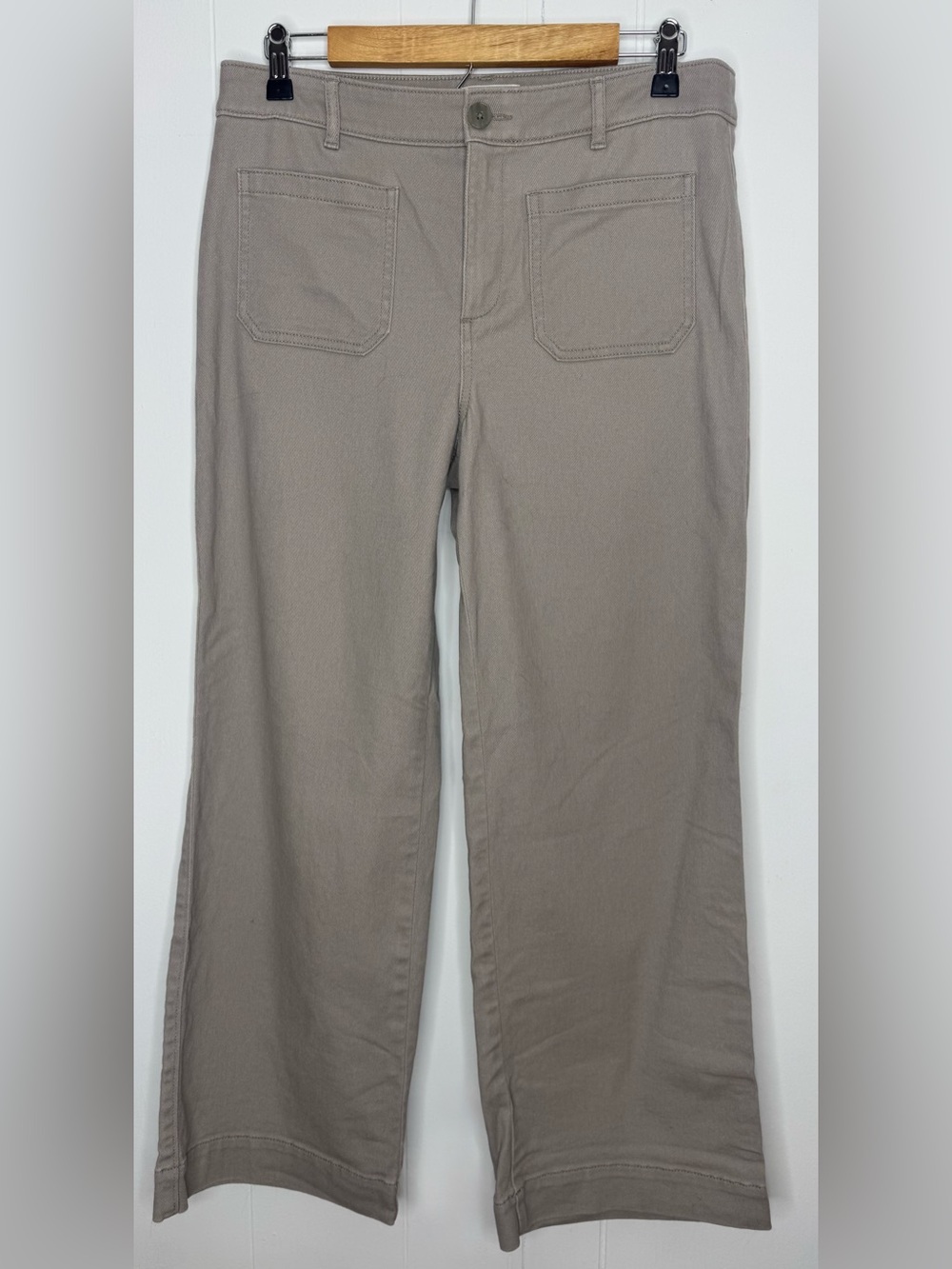 LOFT Palmer Wide Leg Crop Jeans Womens Size 8 Petite - Picture 2 of 13